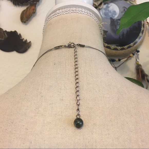 Forest tones resin floating bead jewelry set - Picture 6 of 10